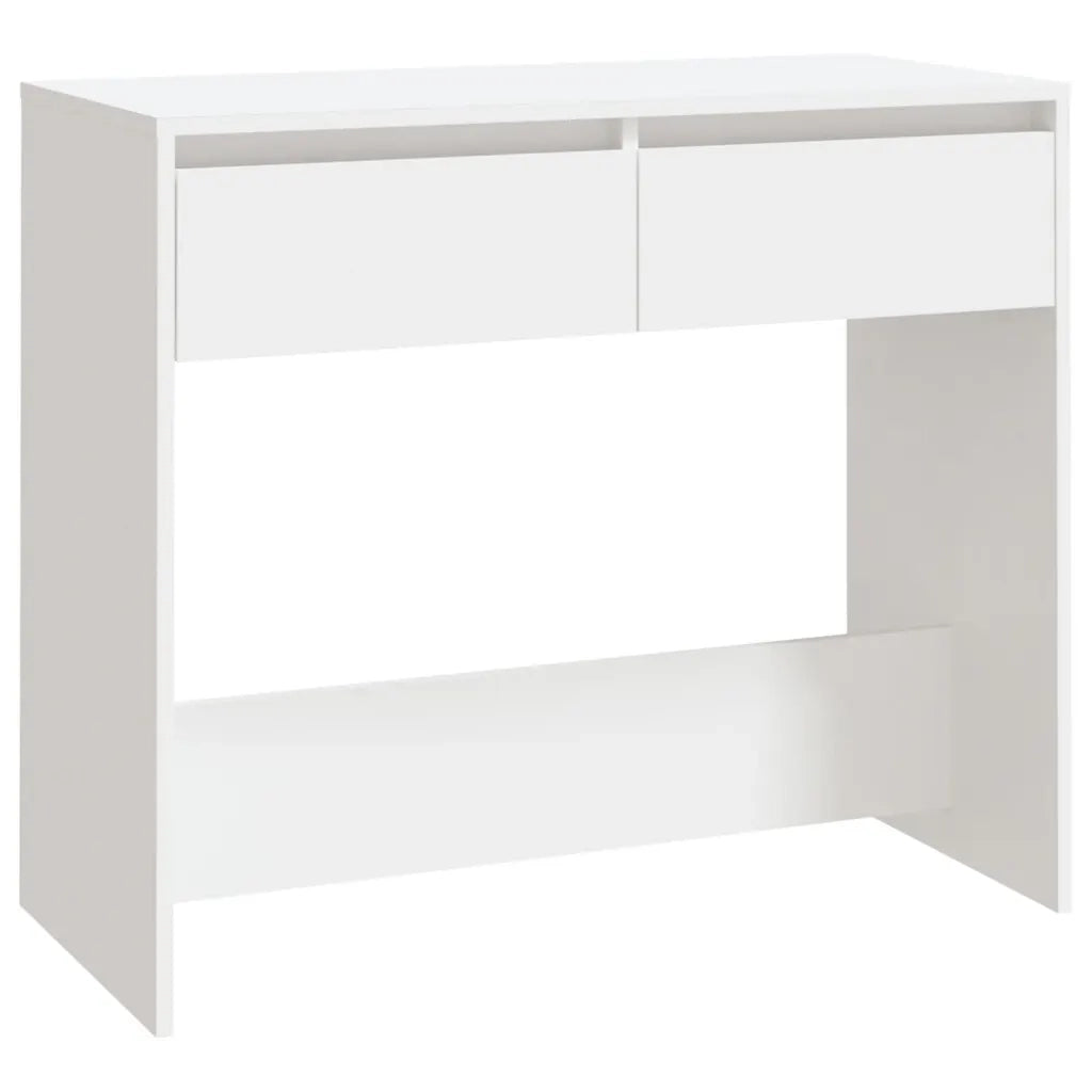 Tavolo Consolle | Tavolo d'Ingresso Bianco 89x41x76,5 cm in Acciaio