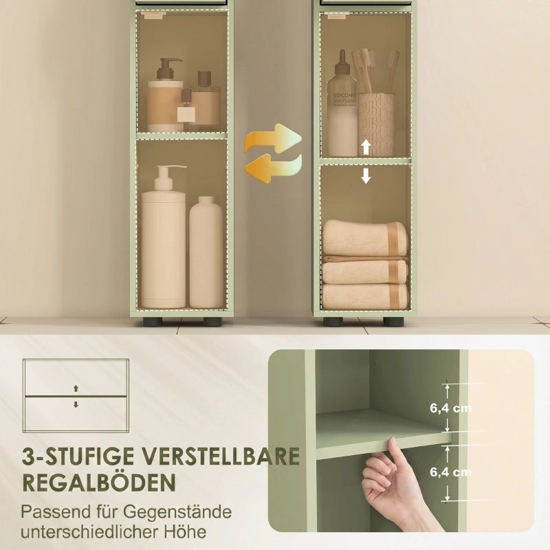 ARMADIO BAGNO STRETTO 180 x 20 x 20 cm Verde