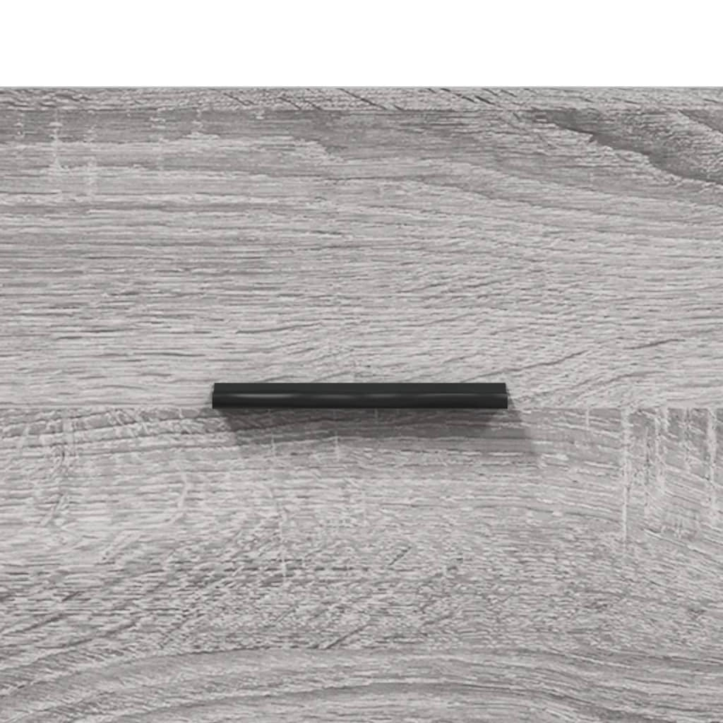 Panca portascarpe mobiletto porta-stivali cassettiera mensola mobile da ingresso rovere Sonoma 102 x 35 x 55 cm legno ingegnerizzato grigio 02_0023006