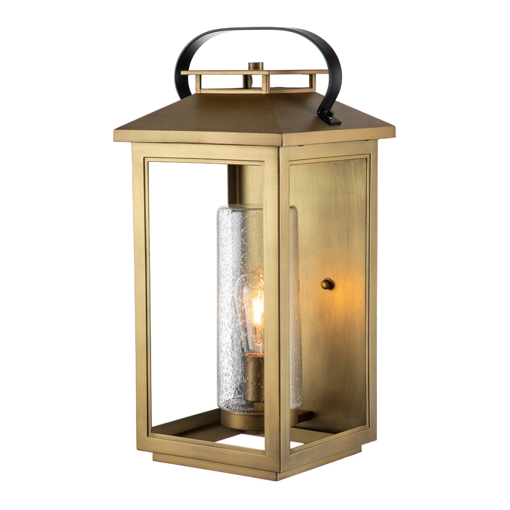 Applique esterna Atwater ottone antico E27 IP44 60W