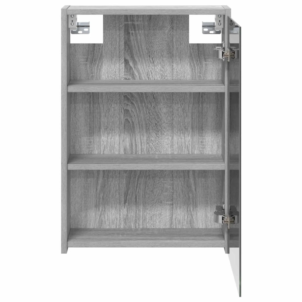 Mobiletto per specchio da bagno Grigio Sonoma 43 x 16 x 62.5 cm