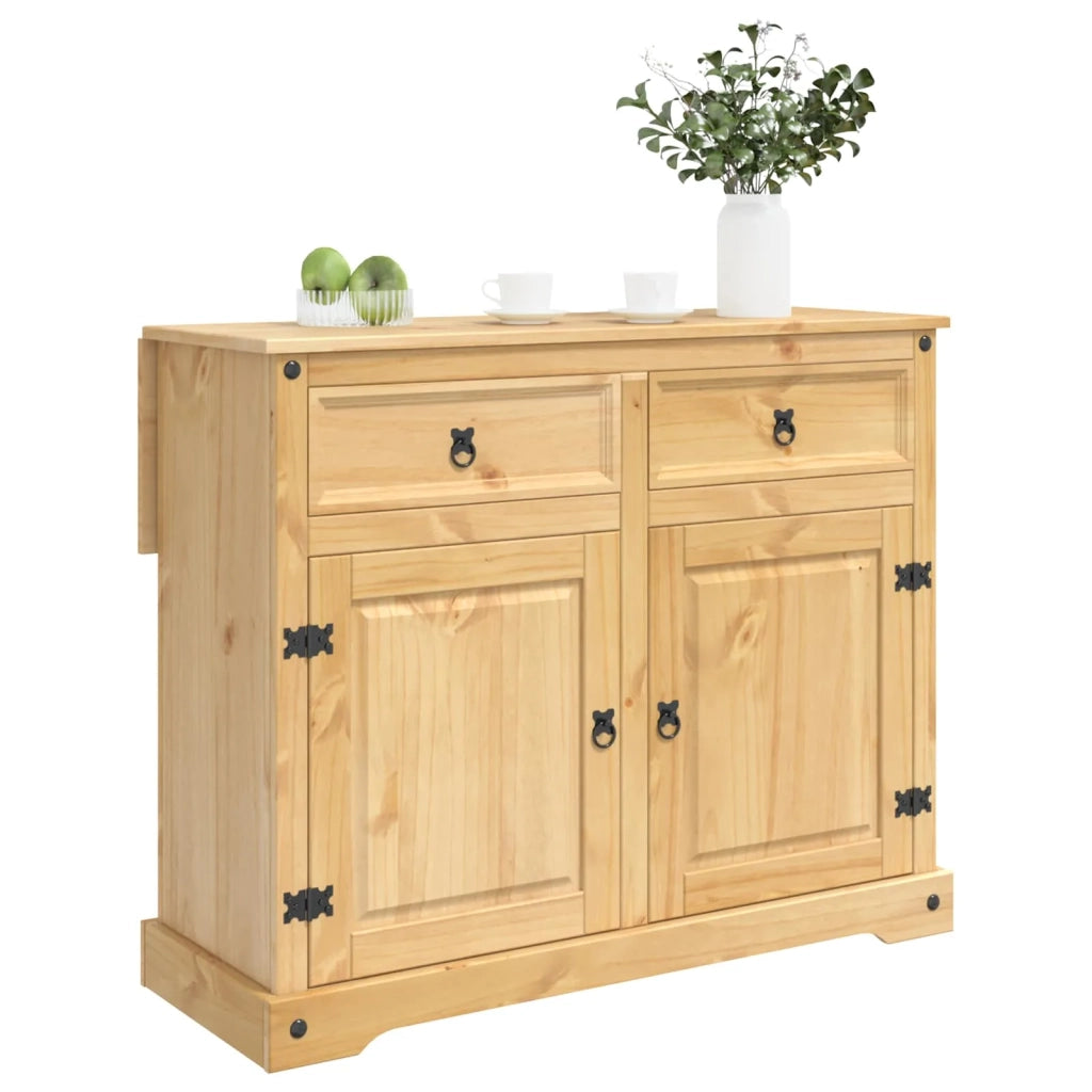 Carrello da Cucina 2 pcs Cera di Miele 112 x 70 x 91,5 cm 3425384