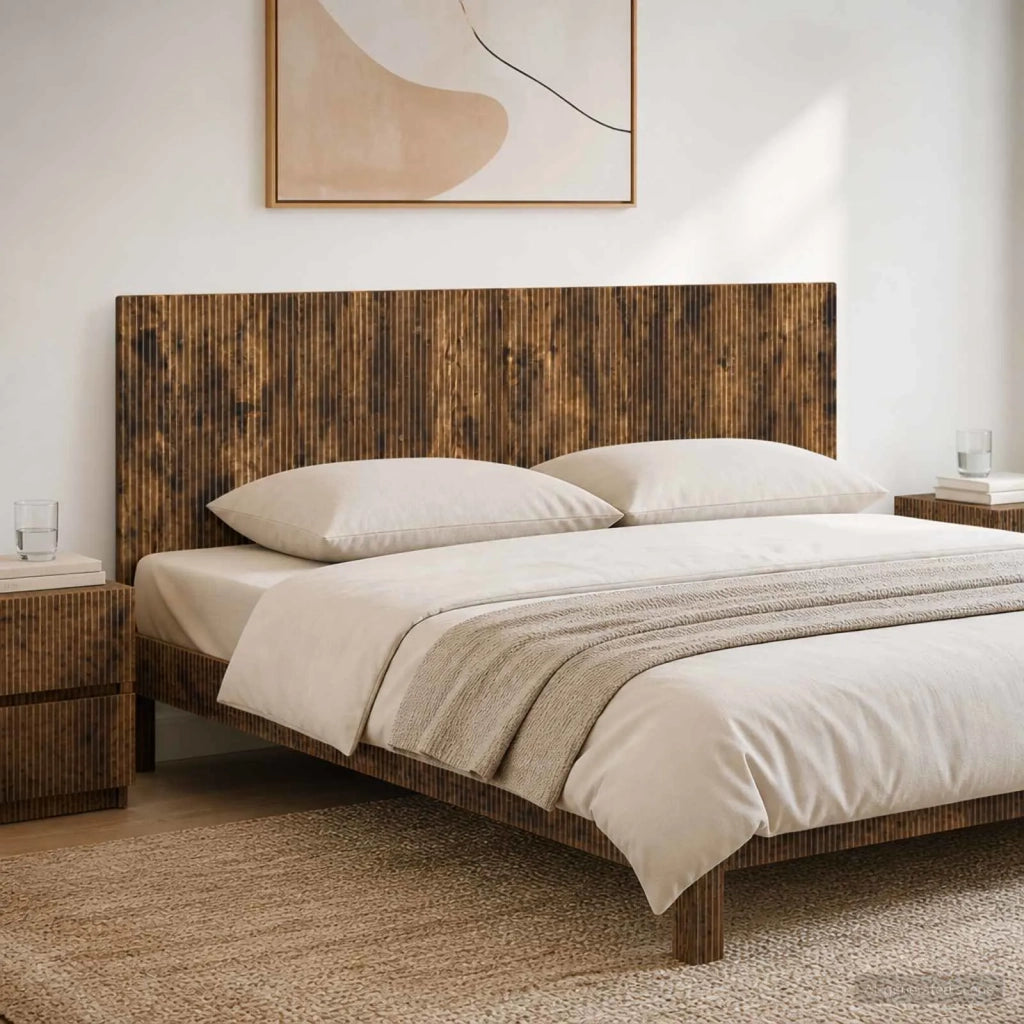 Testiera da Muro ARNHEM Rovere Fumo Legno ingegnerizzato 896710