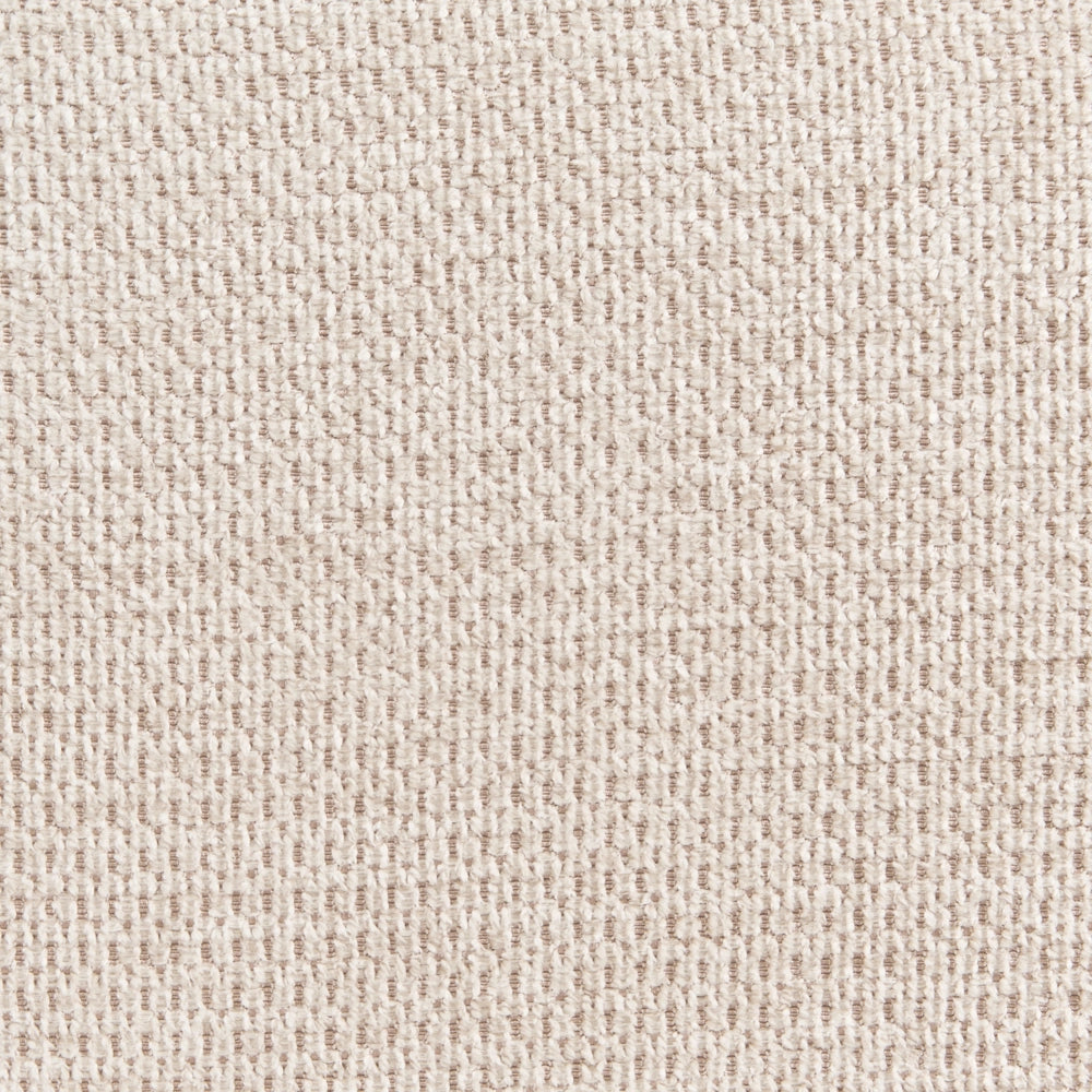 Poltrona in tessuto beige chiaro in stile retrò Rivestimento idrorepellente Gambe in legno di gomma con braccioli