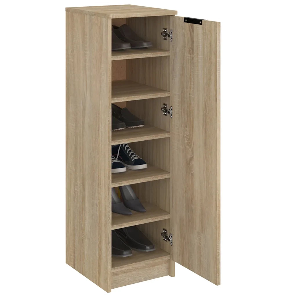 Scarpiera Rovere Sonoma 30x35x100 cm in Legno Multistrato 811433