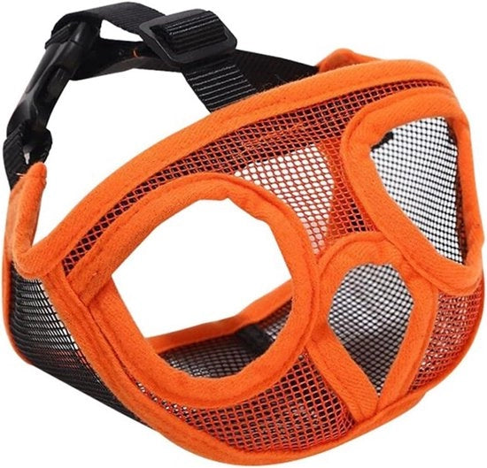 Maschera di Rete per Cani con Muso Corto - Adattabile e Antidolorifico - Taglia S