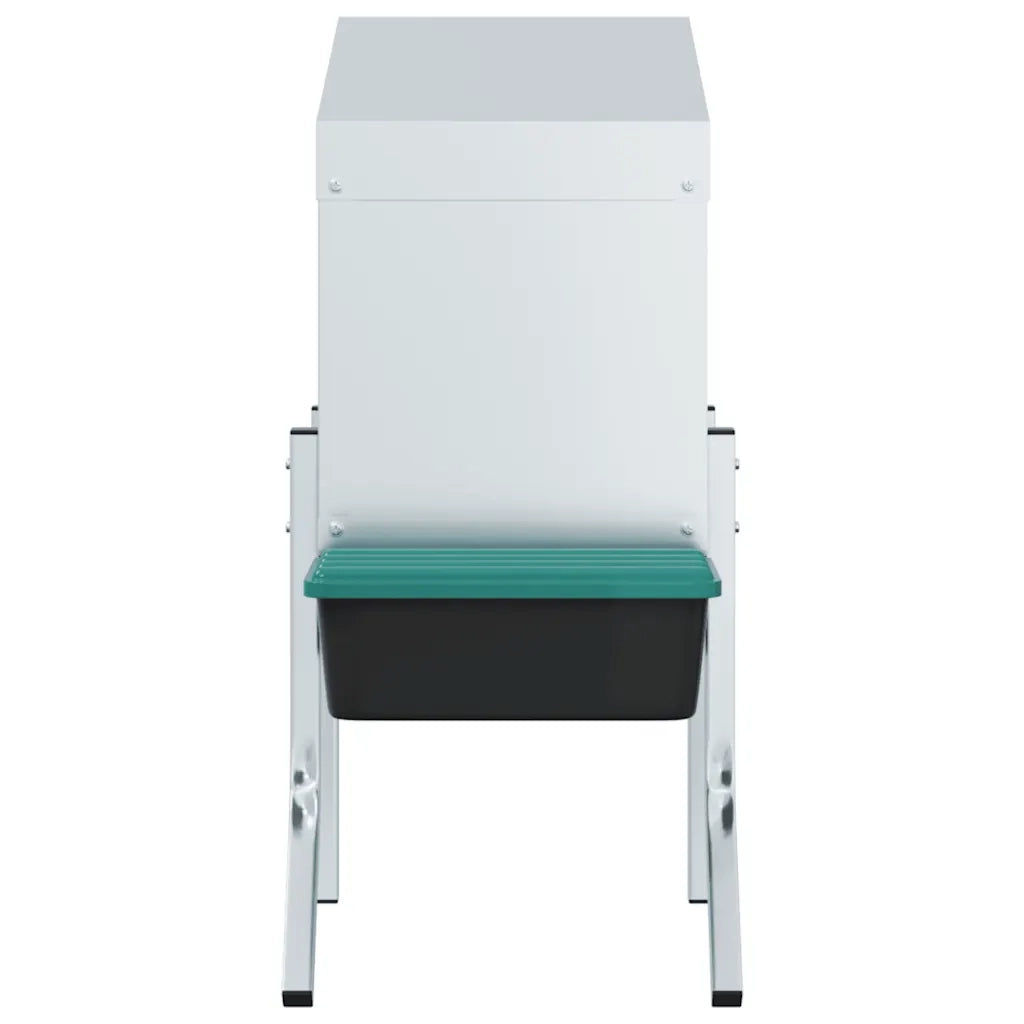 Nido per Galline 1 Scomparto con Gambe in Acciaio Zincato CFW7367888