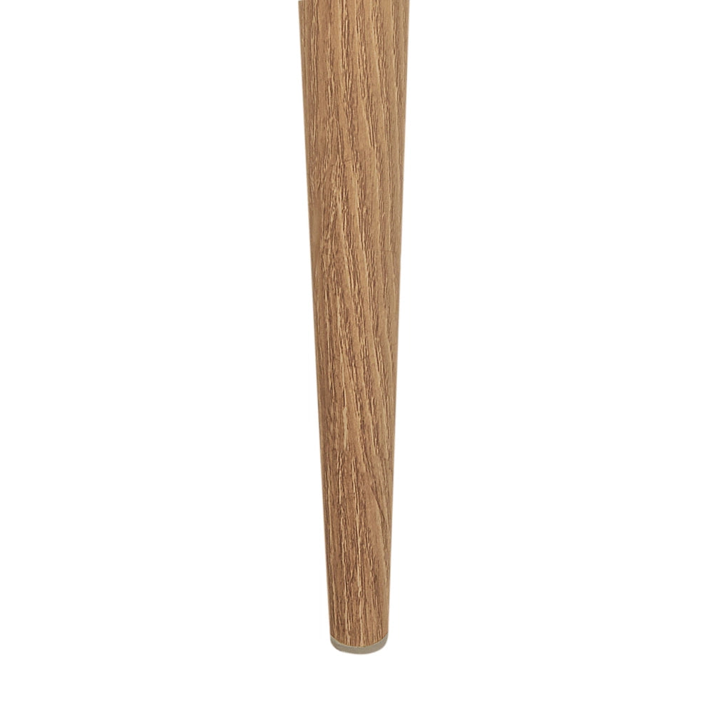 Set di 2 sedie da pranzo Sedute in plastica bianca Gambe in metallo per sala da pranzo cucina