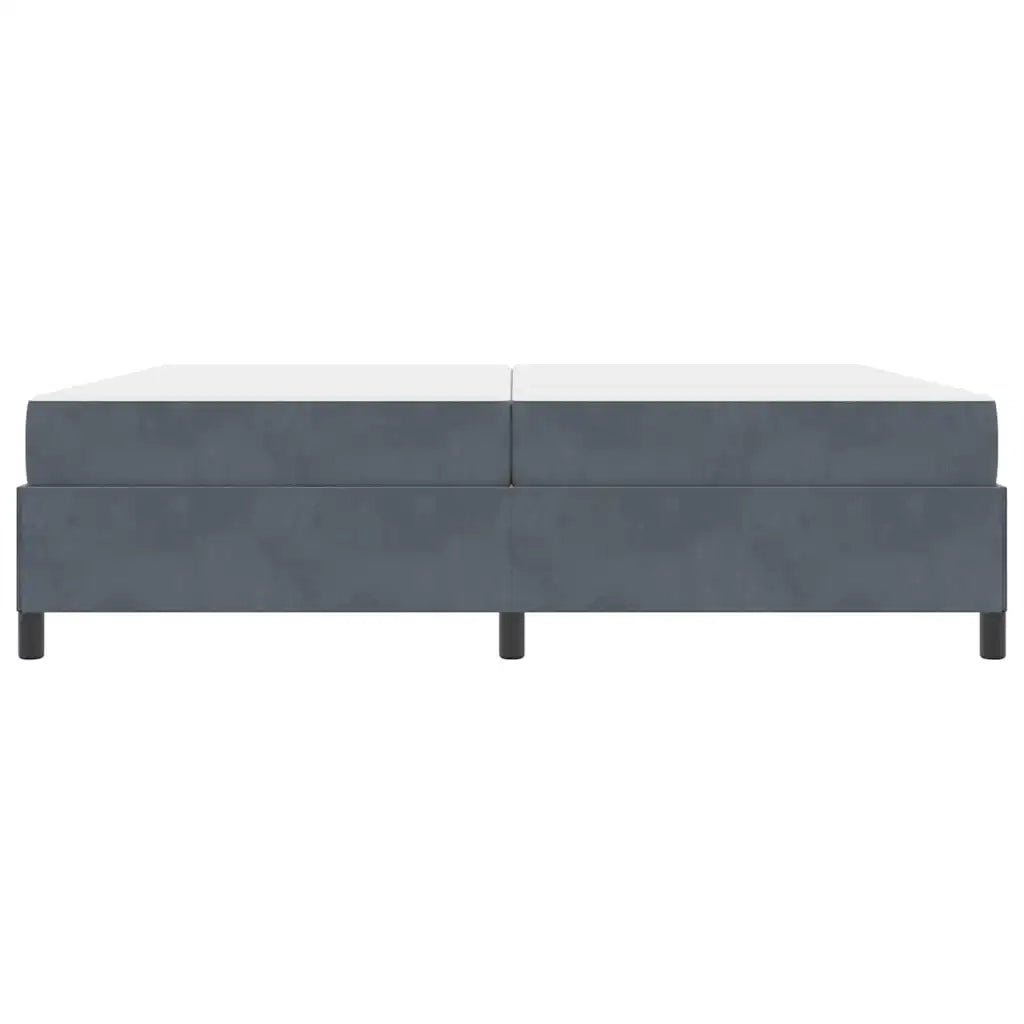 Struttura del letto Grigio scuro 200 x 200 cm Tessuto 3399085