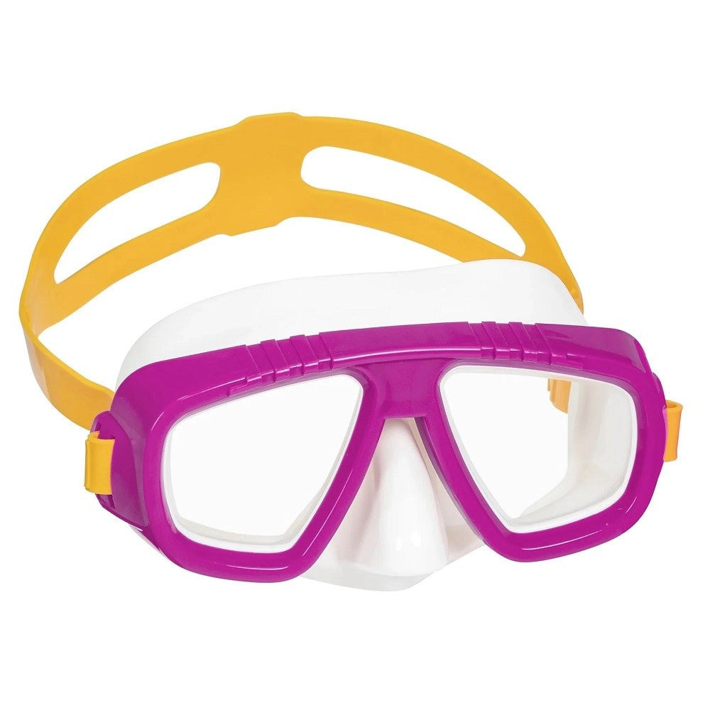 Trade Shop - Maschera Sub Caymen 3-6 Anni 3 Colori Lenti In Policarbonato Protezione Uv 22011 -