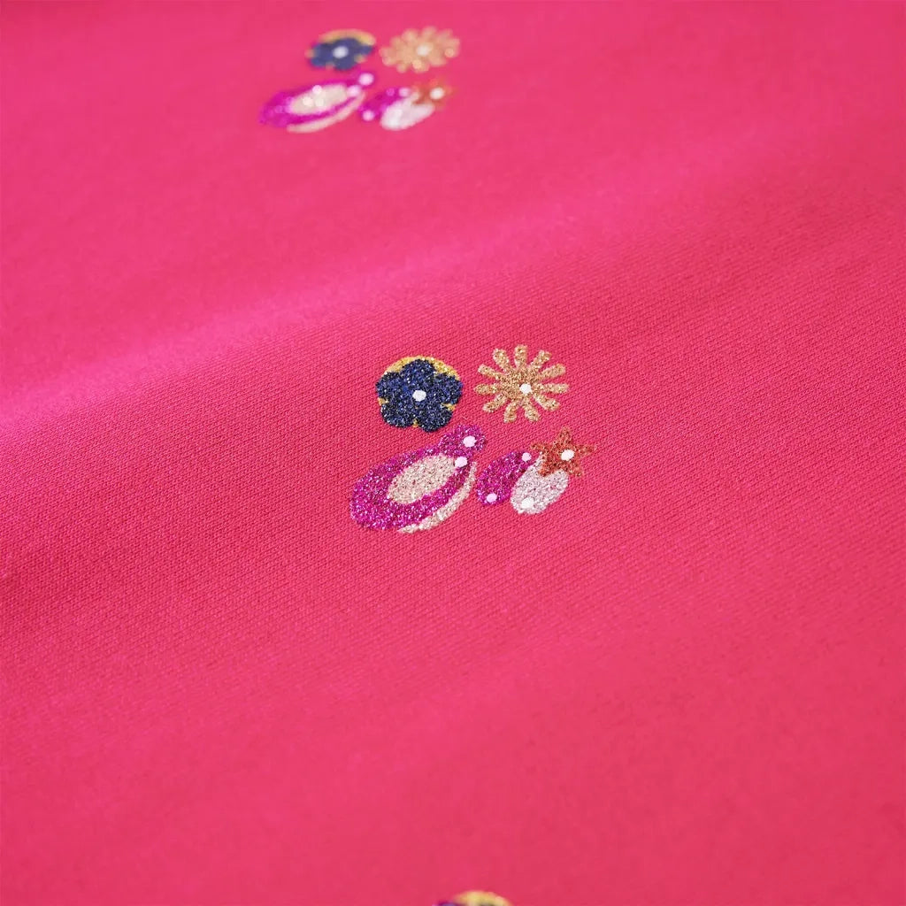 Felpa da Bambina Fucsia 128