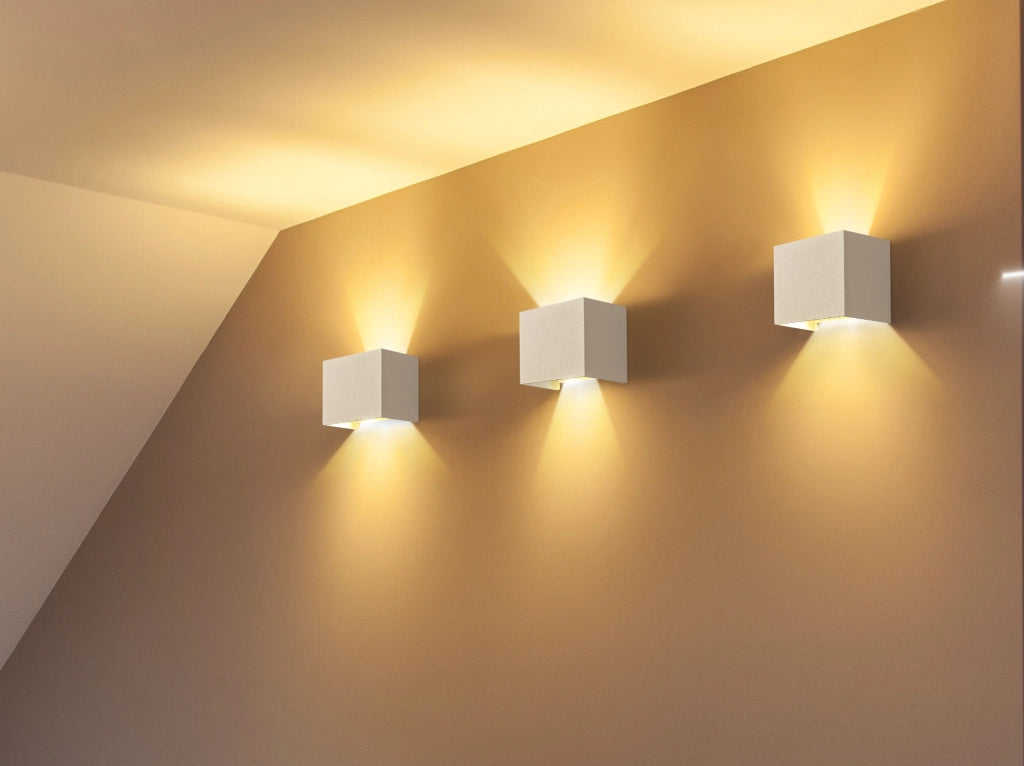 Applique esterna Maytoni Fulton LED 6W 3000K IP54 bianca
