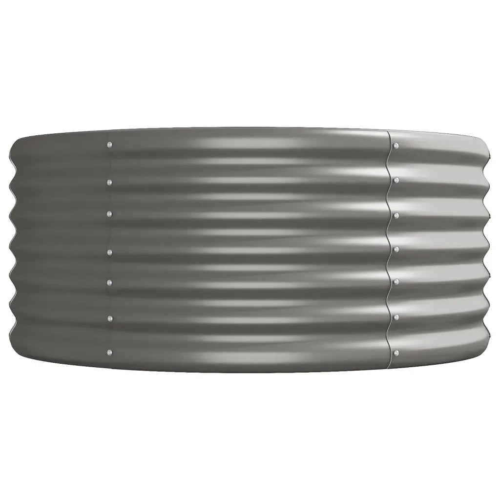 Letto Giardino Acciaio Zincato 620x80x36 cm Grigio 318944