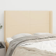 Testiera ad Orecchio Crema 147x16x118/128 cm in Tessuto 3119303