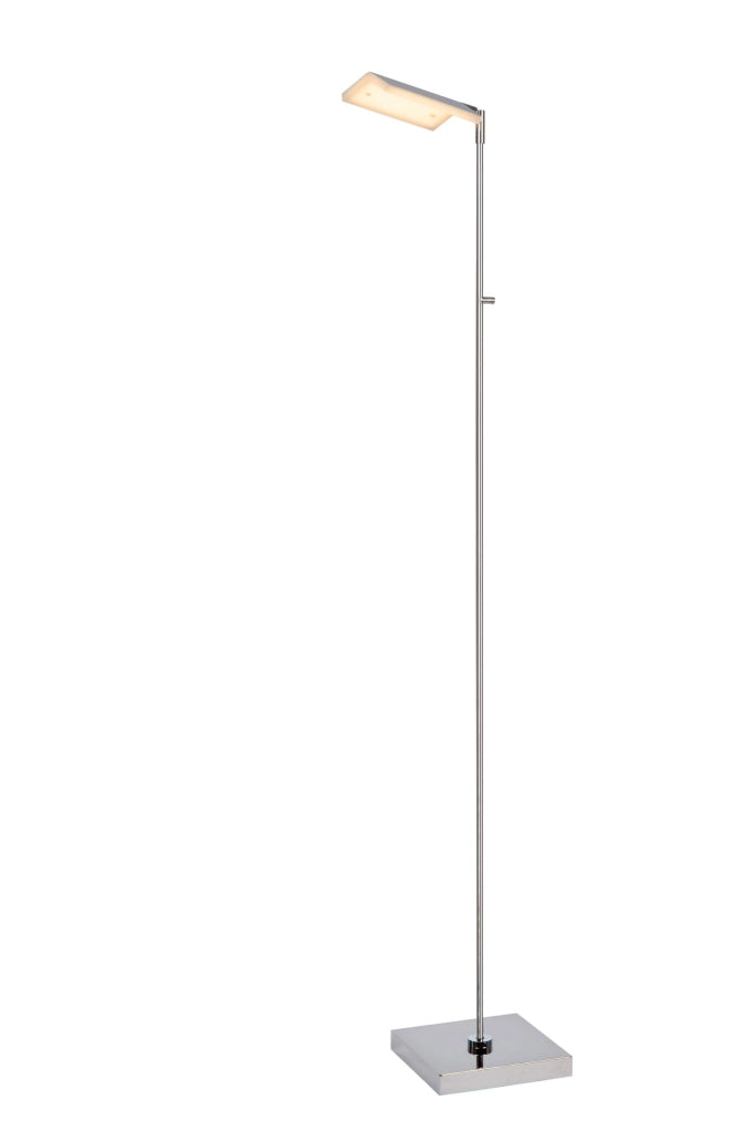 Lampada da terra LED 10W cromata Lucide AARON