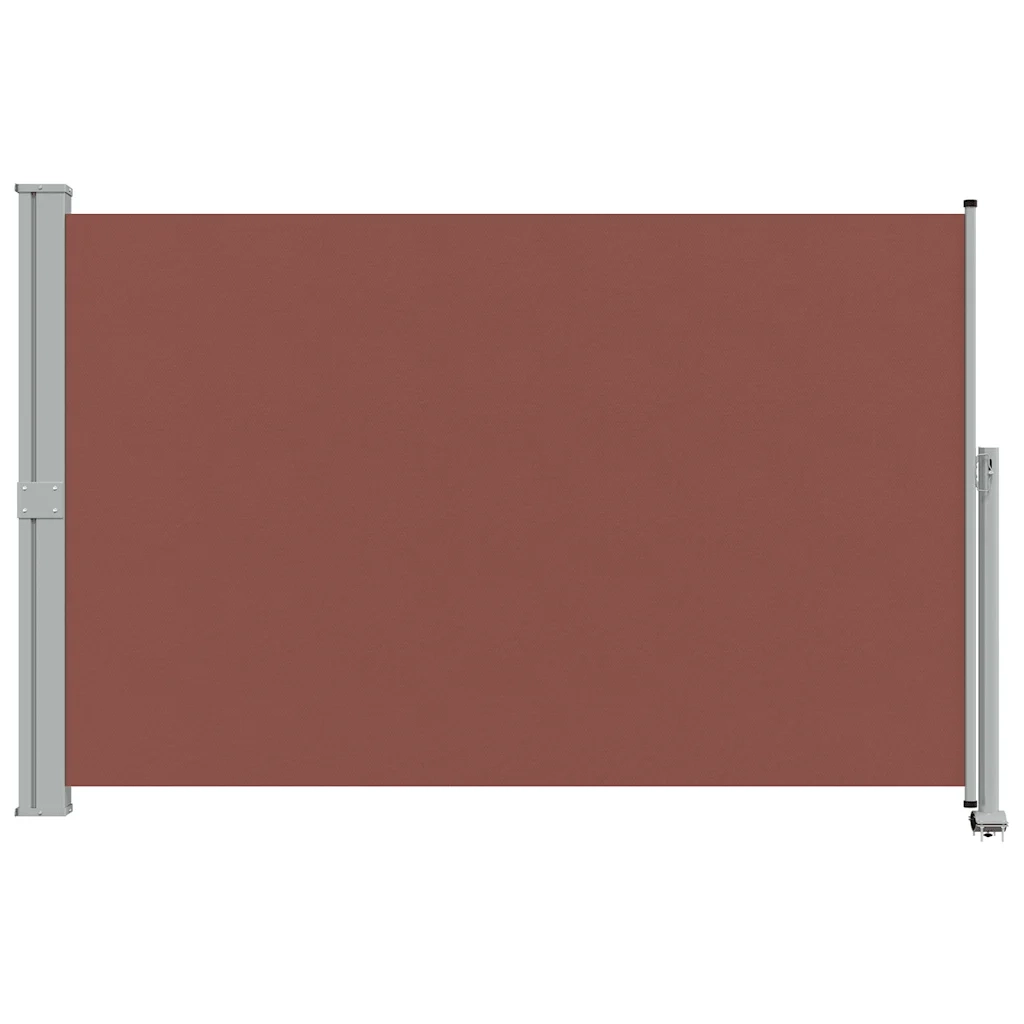 Tenda Laterale Retrattile per Patio 160x300 cm Marrone 48349