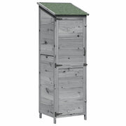 Capanno da Giardino Grigio 59,5 x 56 x 176,5 cm CFW6916759
