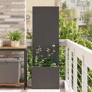 Schermo per privacy in giardino Traforo Nero 50 x 150 cm 876441
