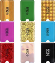 Blocco RFID - Contenitori per carta in 9 colori per protezione contro la truffa d'identità