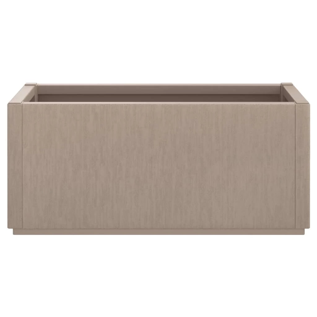 Fioriera rialzata per piante fiori terrazza giardino colore chiaro 80 x 36 x 35 cm PP marrone 02_0038534