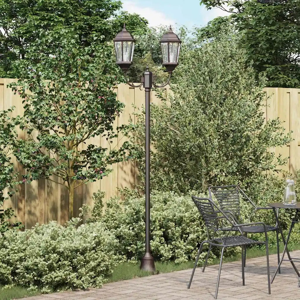 Luce da Giardino Bronzo 68 x 20 x 235 cm Alluminio e vetro CFW5379970
