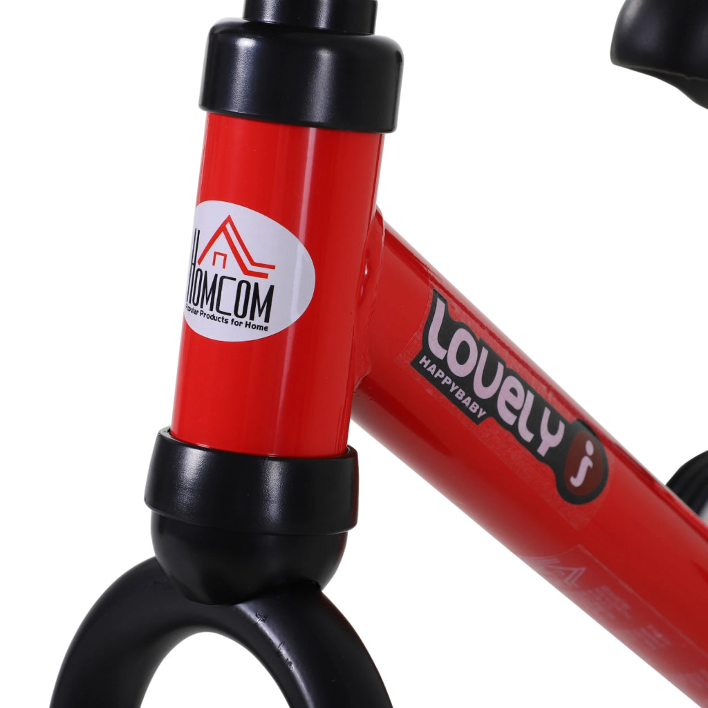Bicicletta senza Pedali per Bambini 24+ Mesi con Sella Regolabile 33-38cm ¨C zephmum ¨C Rosso