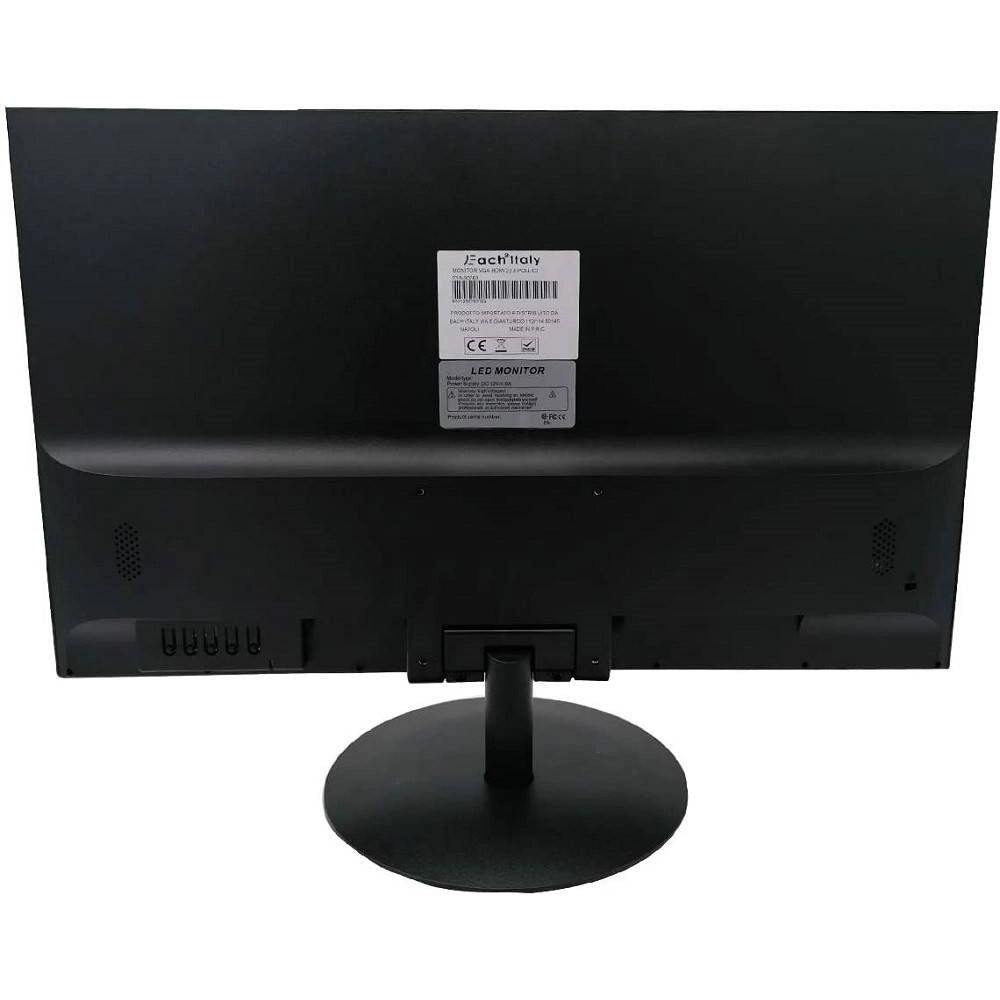 Trade Shop - Monitor 23.8" Pollici Desktop Display Slim Attacco Vga Hdmi Videosorveglianza Pc -