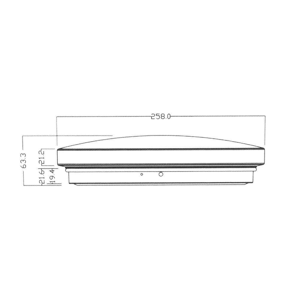 Trade Shop - Plafoniera Led Smart 20w Rgb Cct Wifi Intelligente Dimmerabile Smartphone Alexa Google -