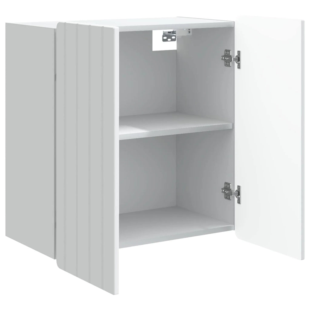 Mobiletto a muro Bianco 59 x 31 x 64 cm Legno ingegnerizzato 898235