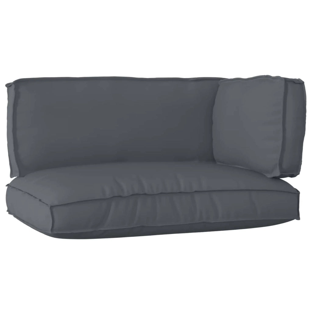 Set di Cuscini per Pallet 3 pcs Antracite Tessuto Oxford 3329089