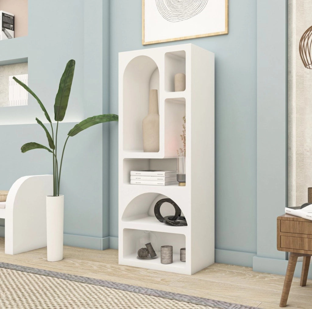 Libreria in legno "Venüs" 60 x 32 x 150 cm - Bianco