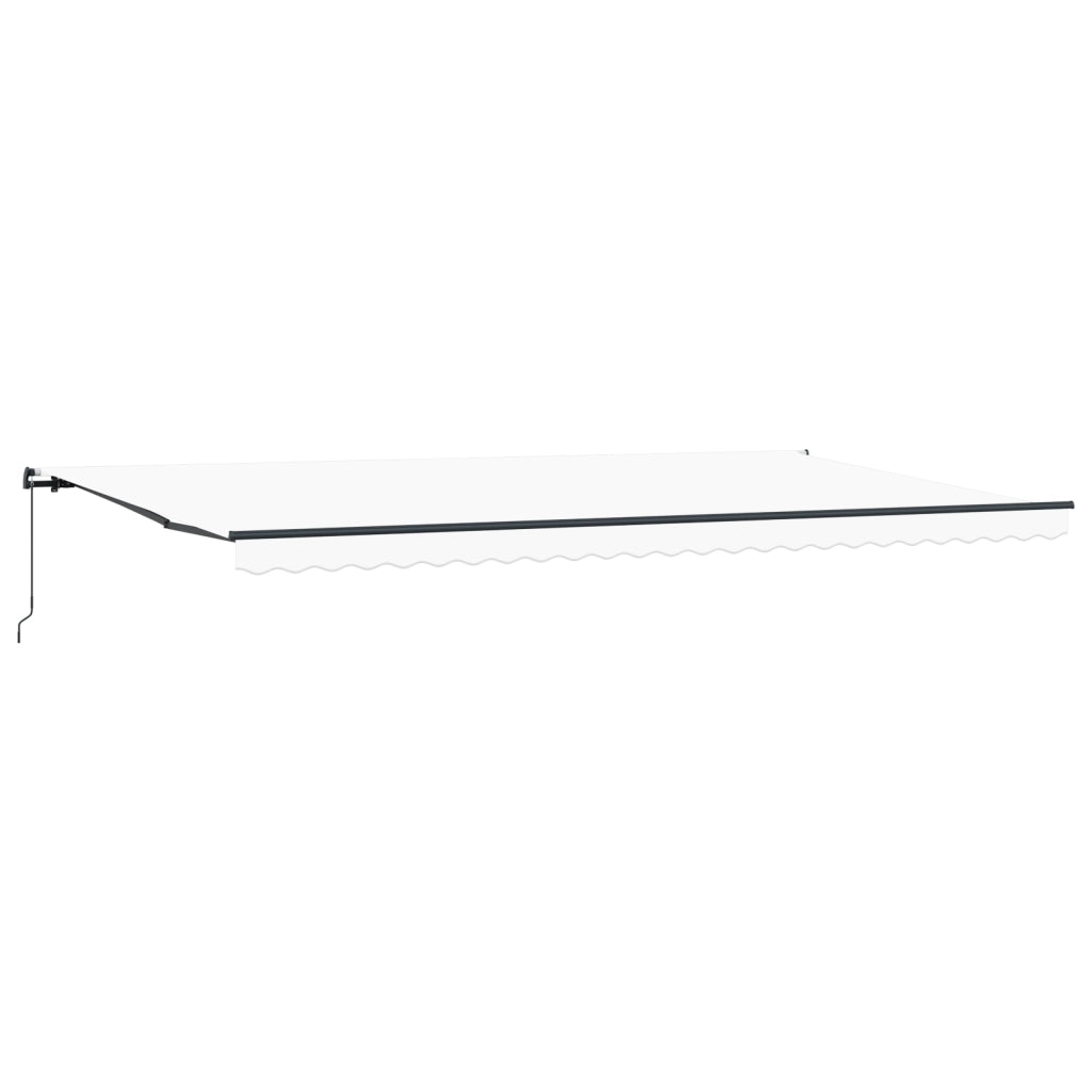 Tenda Retrattile Manuale  Bianca 600x300 cm