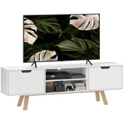 Mobile TV con Cassetti e Mensole Aperte, MDF, 150 x 39 x 50 cm, Bianco