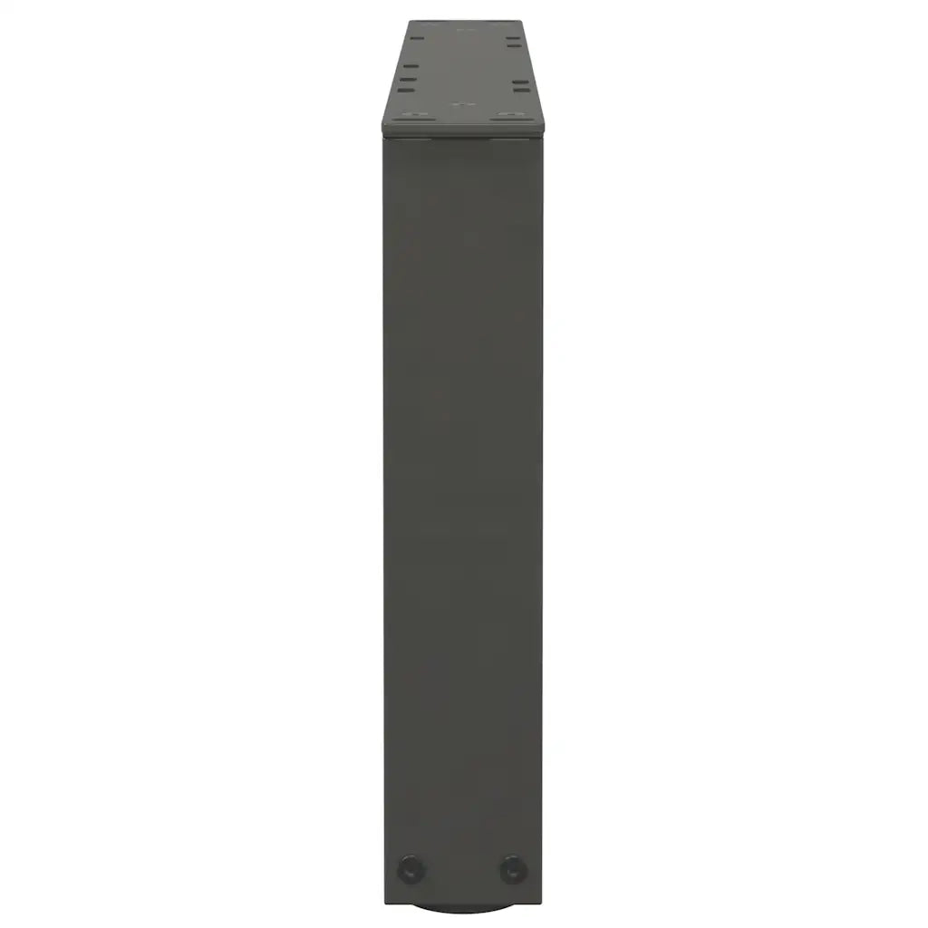 vidaXL Gambe per Tavolino da Caffè a Forma di V 2 pz Antracite 60x(30-31,3) cm Acciaio