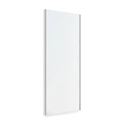 Specchio Estraibile per Armadio 34x100 cm Emuca Grigio Metallizzato