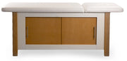 Lettino da Massaggio Fisioterapia Fisso 2 Sezioni 190x70x78cm Benotti Palmira Bianco