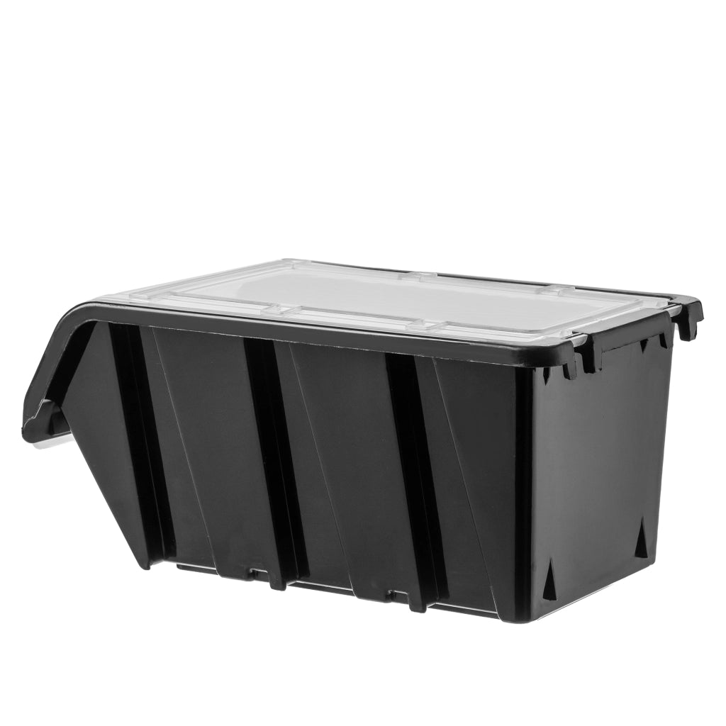 Set di 10 contenitori organizer KADAX per officina, dimensioni 195x120 mm.