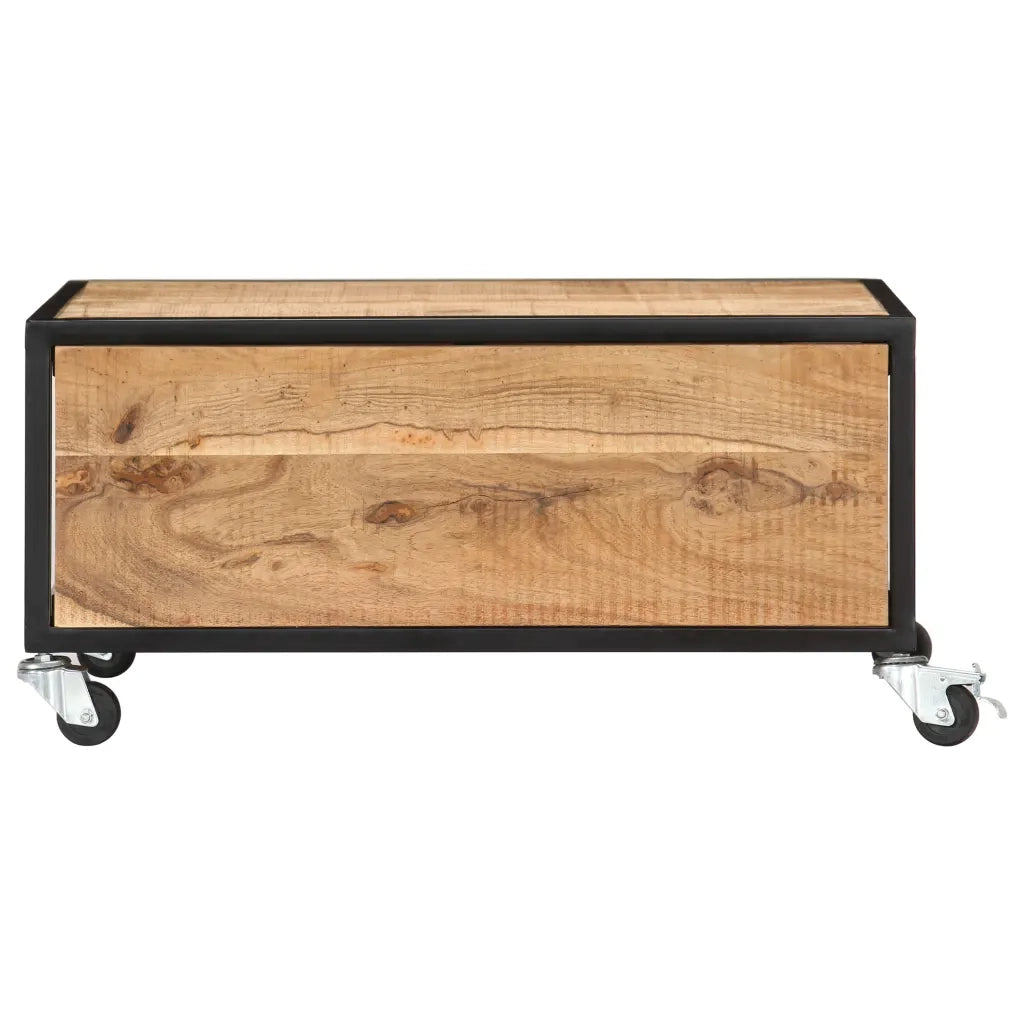 Tavolino da CaffÃ¨ 70x70x32 cm in Legno Massello di Acacia cod mxl 17280