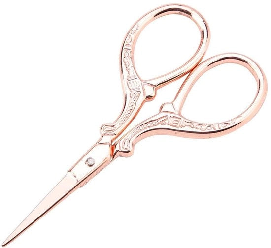 Bordurossiera Antica - Scure da Maniscalco - Scure per Pizzo/Tessuto - Acciaio Inossidabile - Leggera - 9 cm Lunghezza Totale