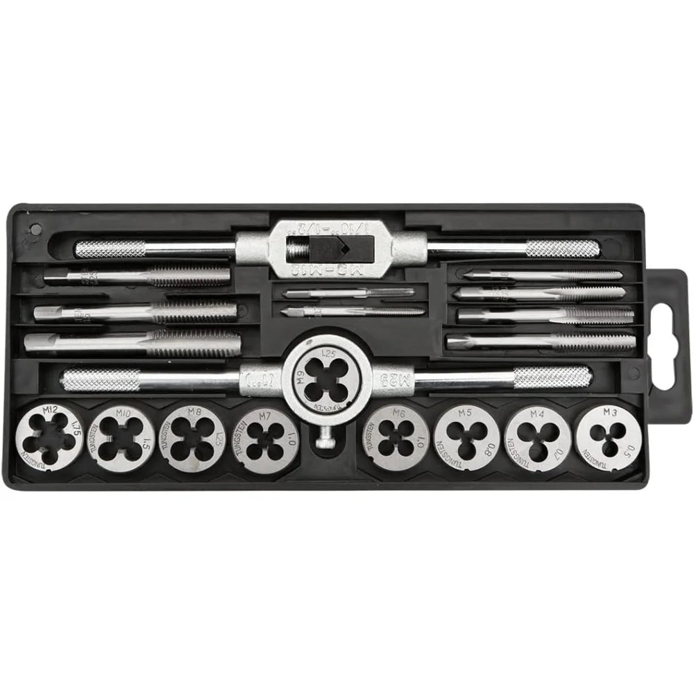 Topex 14a425 filetti e filettatr trici, m3-m12, 20 pezzi assor ds