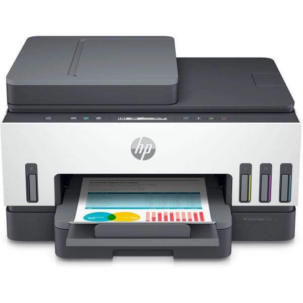 Hp smart tank 7305 wireless all-in-one colore stampante, stampa fronte/retro fotocopiatrice, scanner - 28B75A#BHC