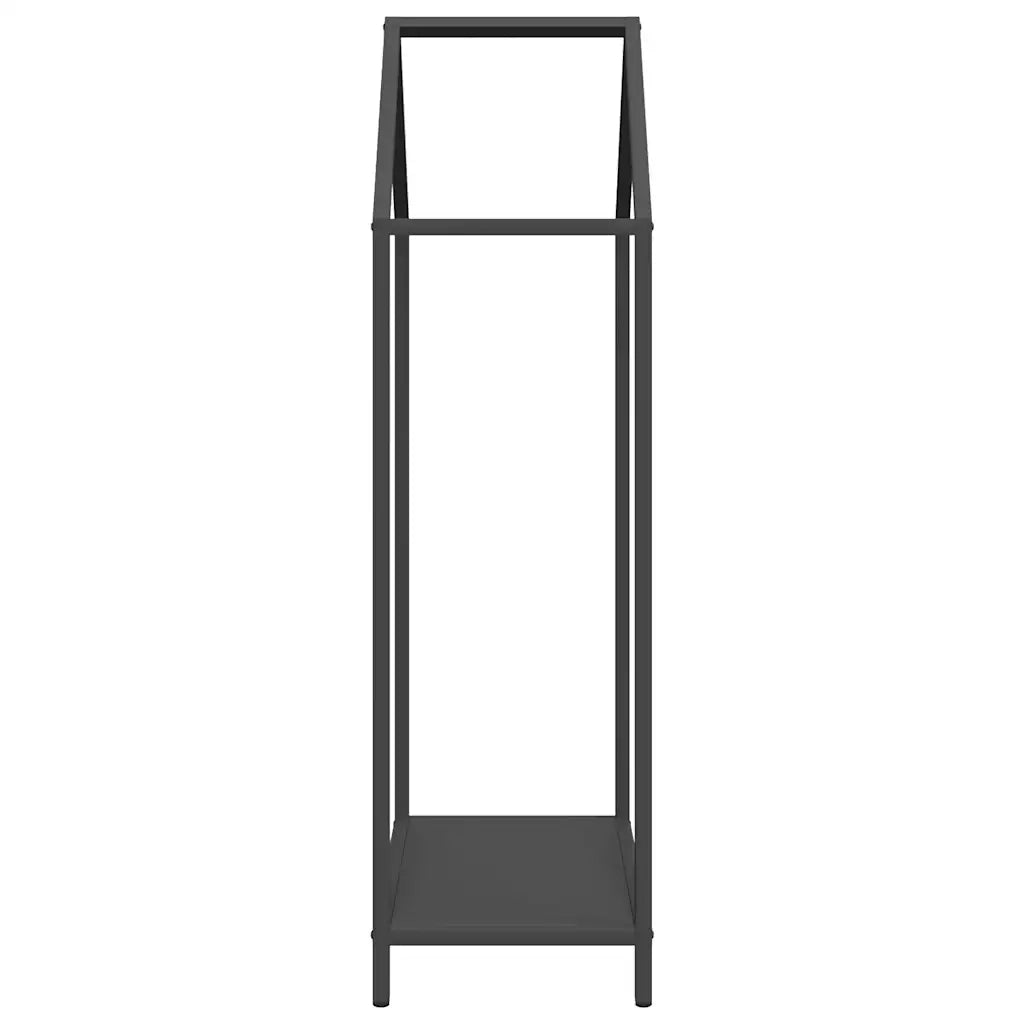 Rastrelliera per Legna da Ardere Nera 40x25x90 cm CFW2533073