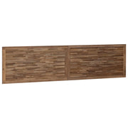 Testiera | Testata Naturale Legno di teak solido