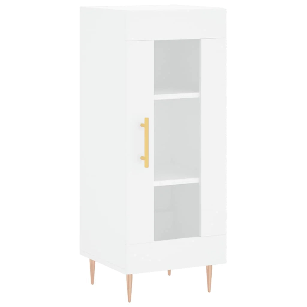 Buffet credenza cassettiera mobiletto mobile contenitore organizer cucina soggiorno salotto alto 34,5 x 34 x 180 cm legno ingegnerizzato bianco 02_0032328
