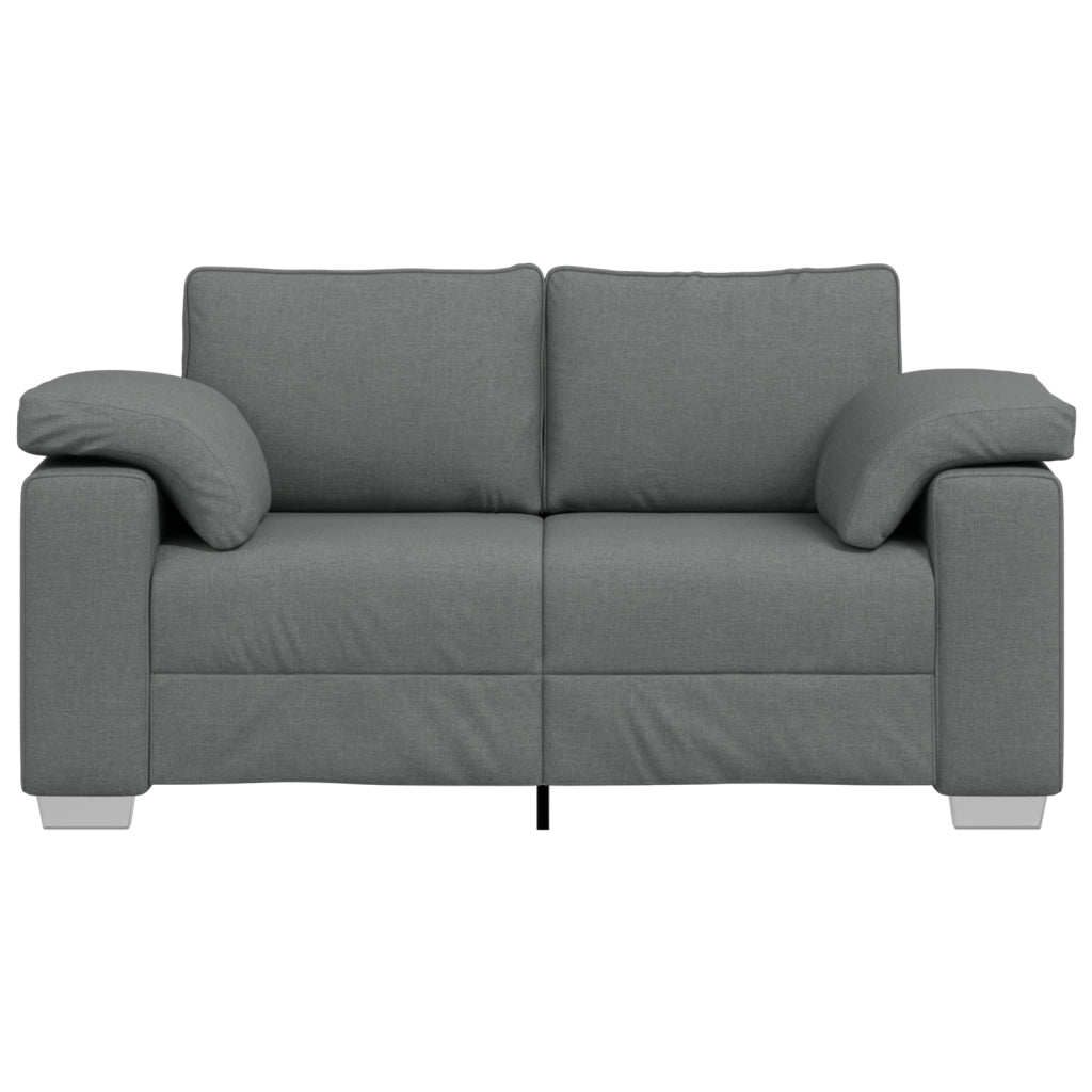 Divano Loveseat  Grigio Scuro 120 cm in Tessuto