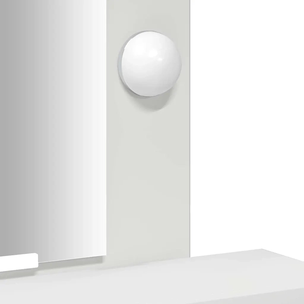 Tavolo da Trucco Bianco 50 x 41 x 140 cm Legno multistrato 865154