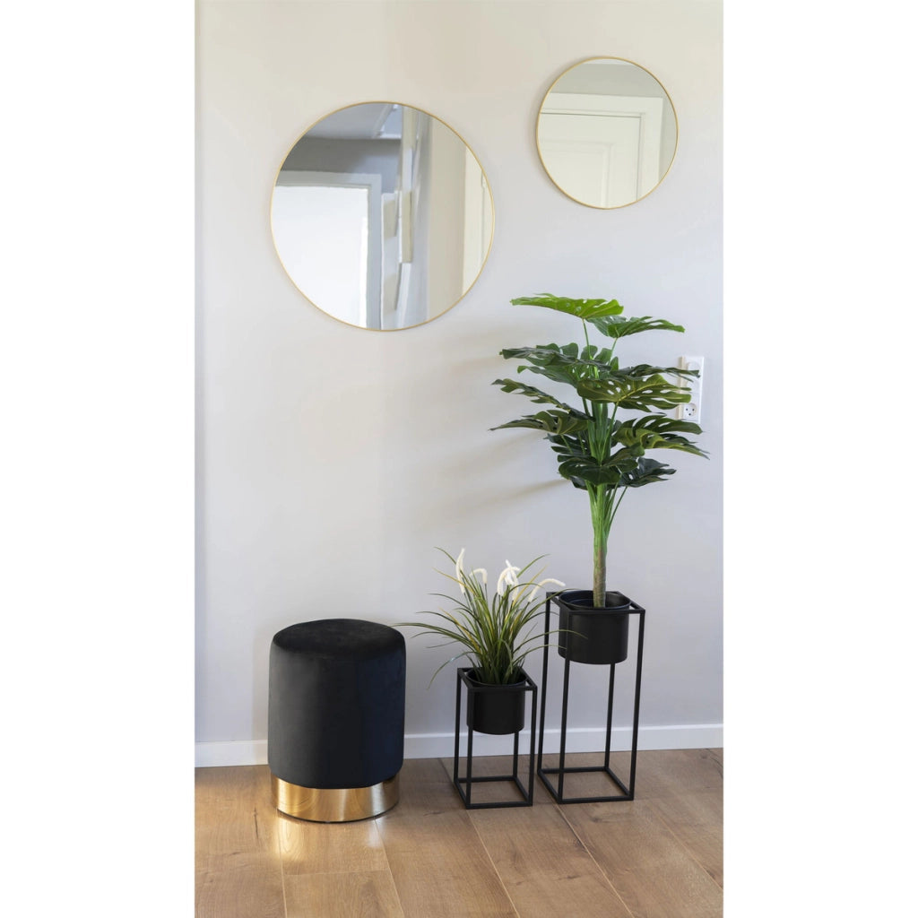 Pianta Artificiale Monstera, Verde, Polietilene, 50x50x90 cm