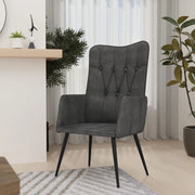 Sedia a Schienale Alto Nera in Tela 339654