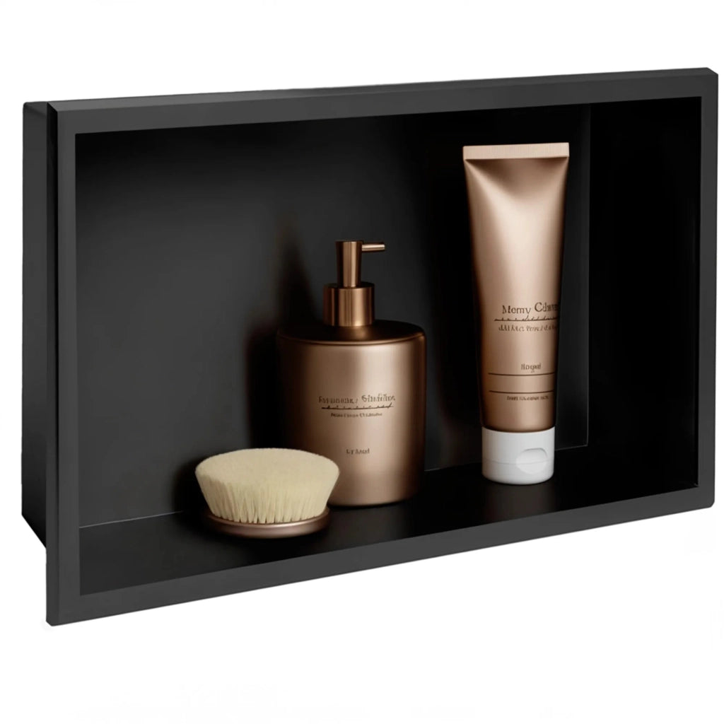 Mensola Bagno 30x45 Black Mat