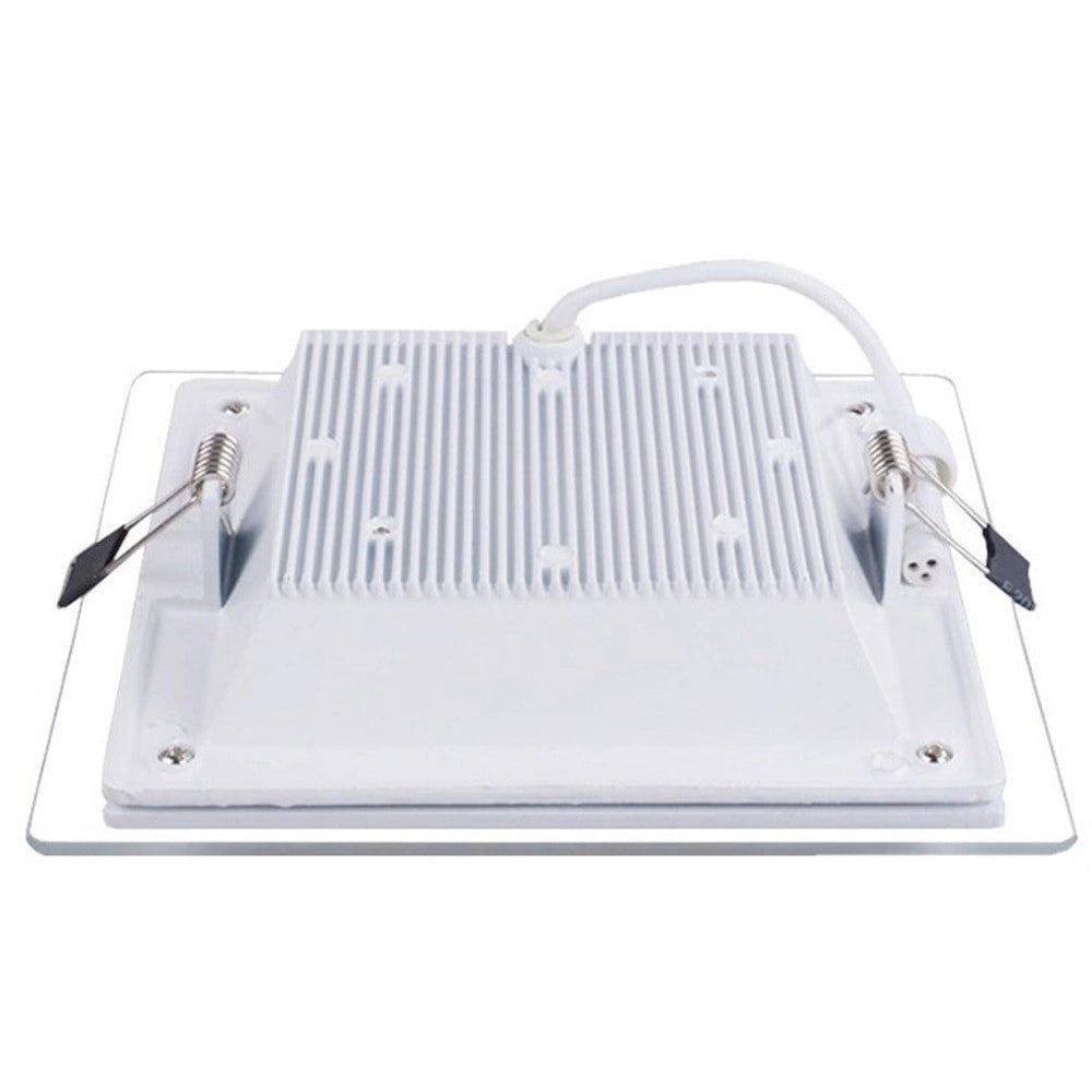 Trade Shop - Pannello Led Slim Quadrato Incasso Cornice Vetro 18w Cct 3000k 6500k 4000k P165e-q3c -